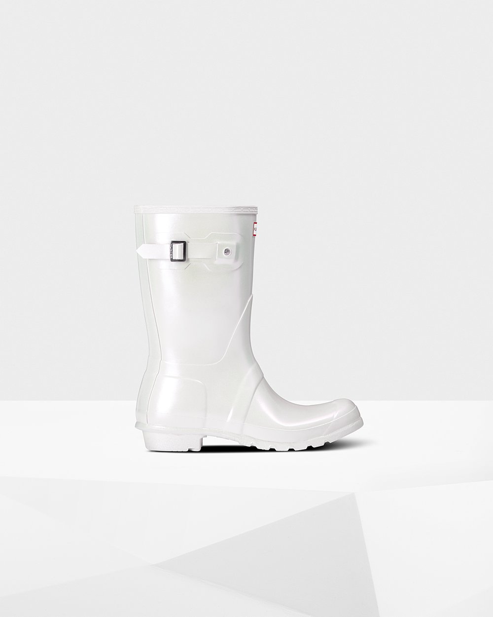 Women Hunter Original Nebula | Short Rain Boots Silver | NZ-58307-RAVI